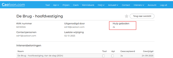 hulp check aan bestaand