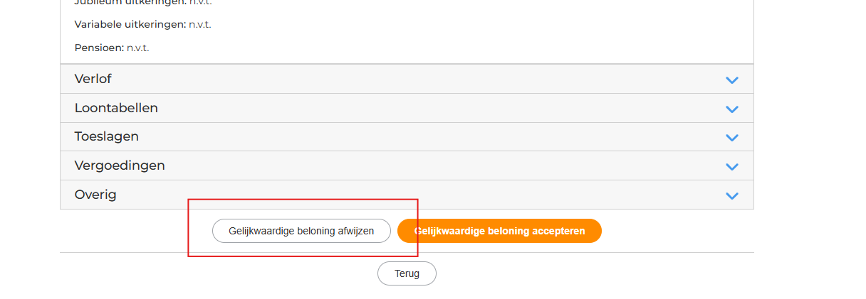 afwijzen door uitlener